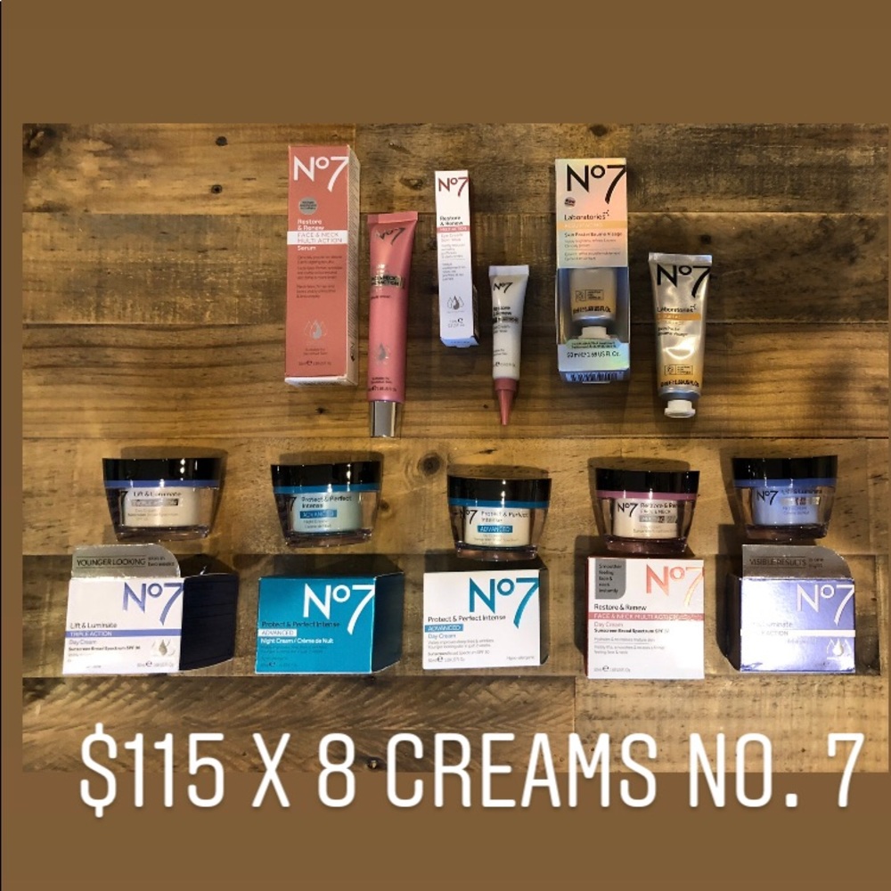 115 x 8 creams No. 7 day, night and eye care